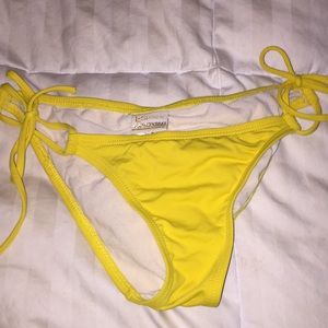 (2for$20)L SPACE YELLOW TIE BIKINI BOTTOMS